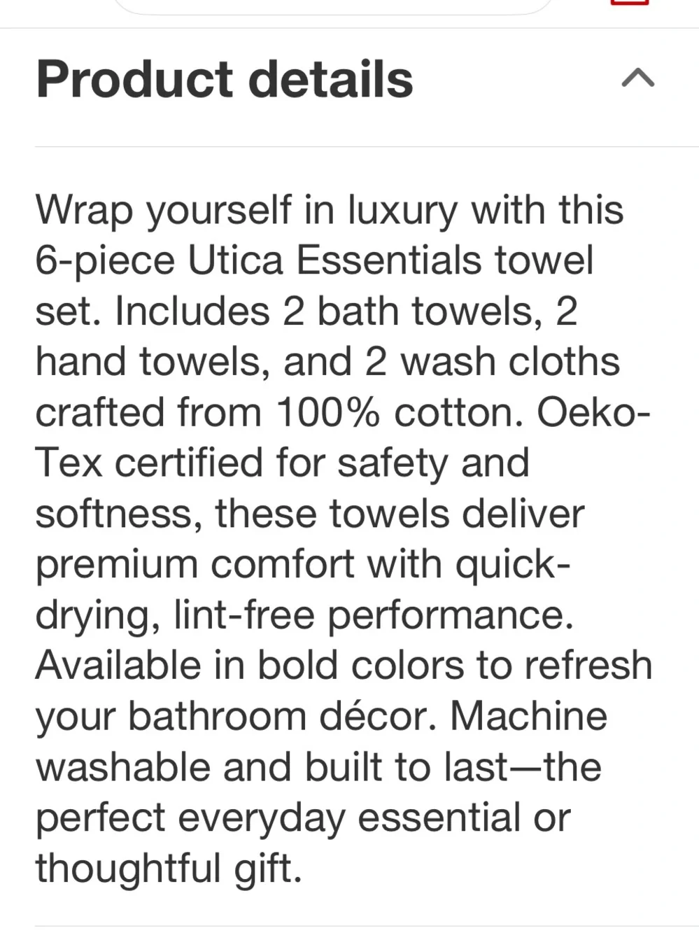 UTICA ESSENTIALS NWT Utica Essentials Plum Purple 6-Piece Towel Set